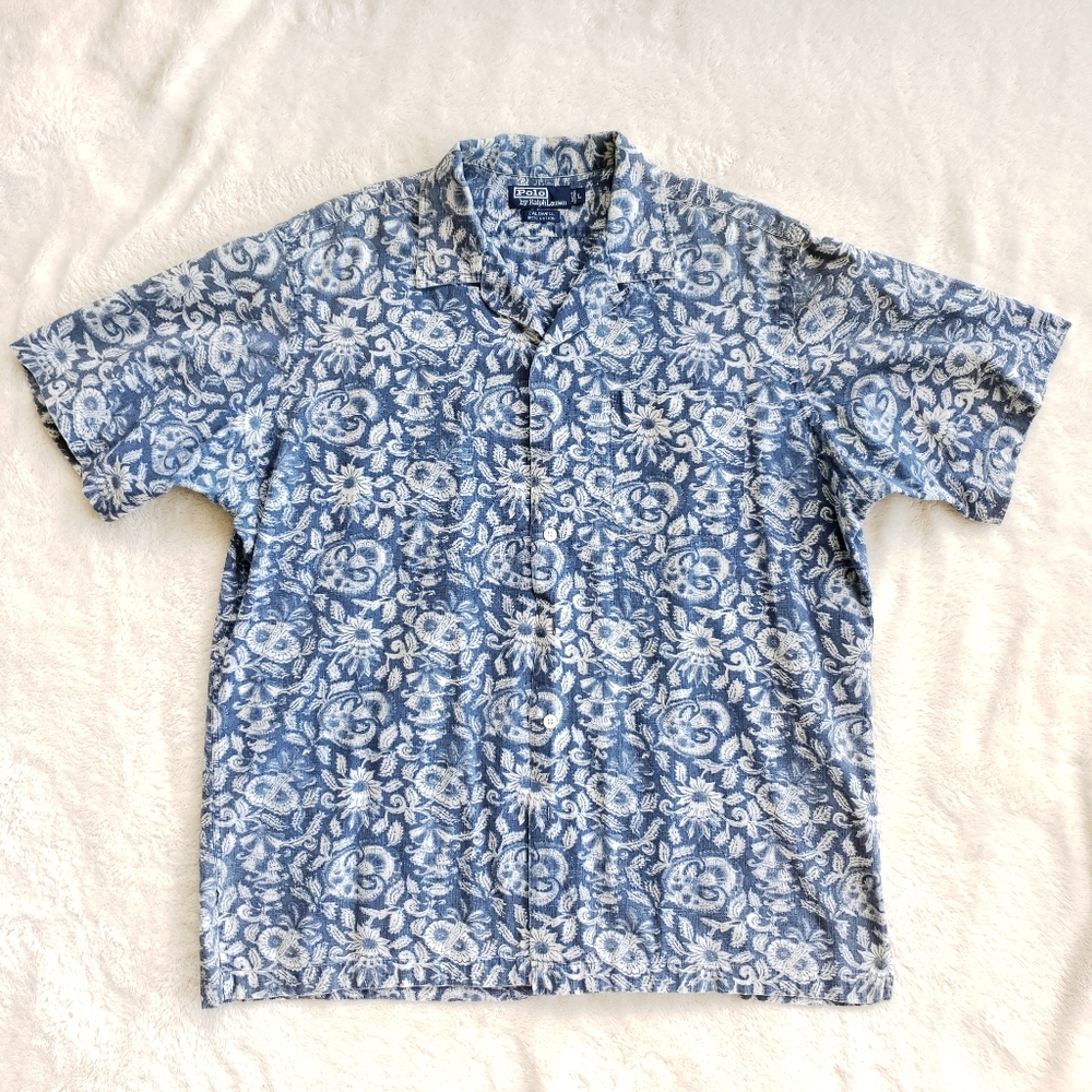 Vintage Polo by Ralph Lauren Hawaiian Button Down